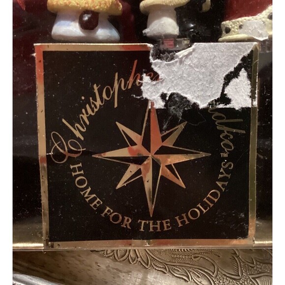 Christopher Radko Hand Painted “Home For The Holidays” Santa Cheese Pate Knives - Picture 2 of 7